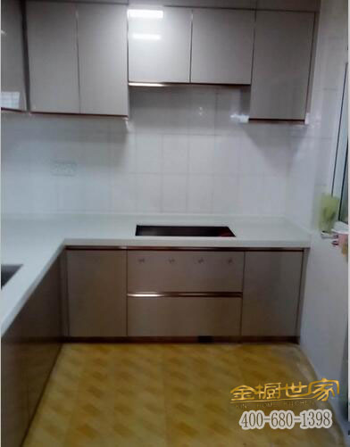 小廚房櫥柜效果圖，濃縮是精華